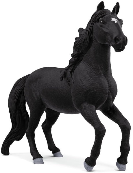 Schleich cheval jouet étalon lusitanien figure réaliste noire.