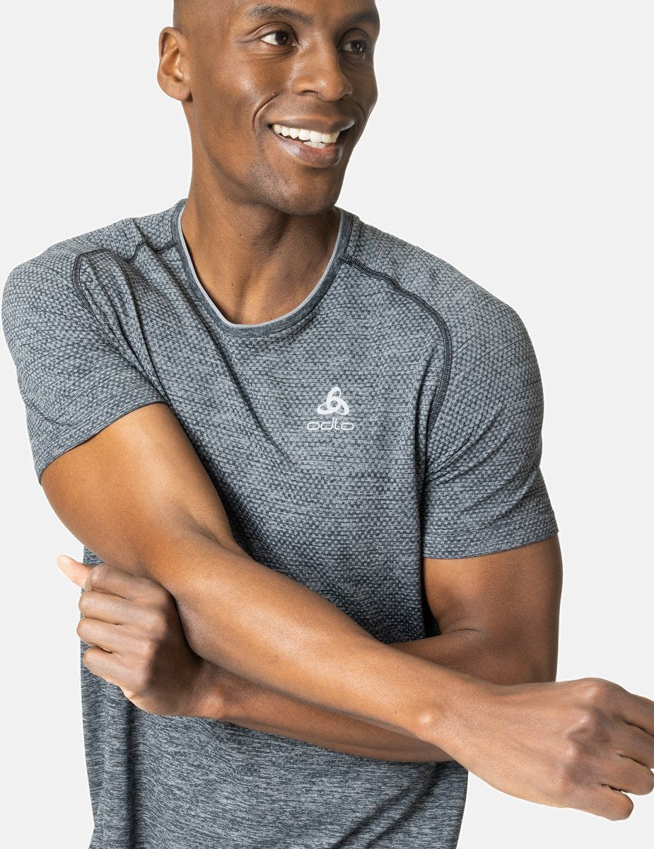 Odlo essentiel sans couture à manches courtes et col rond men_size_s
