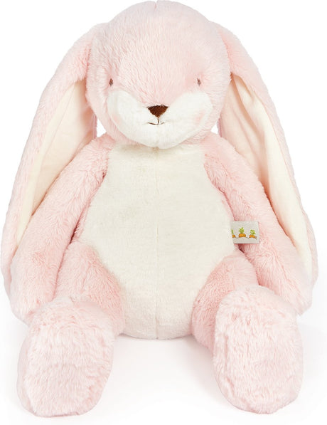 Bunnies by the bay grignoter lapin - peluche - détails brodés - 46 cm - rose
