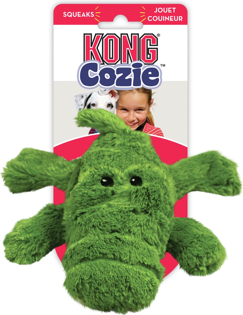 Kong cozie ali alligator - jouet pour chien - xl