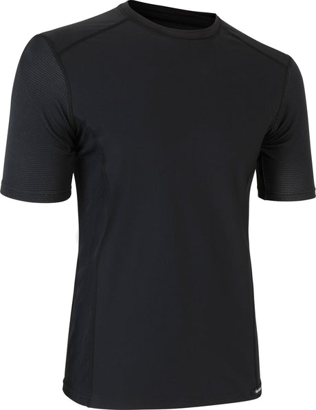 Gripgrab - Maillot de Corps de Vélo Coupe-Vent Thermique à Manches Courtes Coupe-Vent Printemps Automne Chemise Thermique - Noir - Homme - Taille S