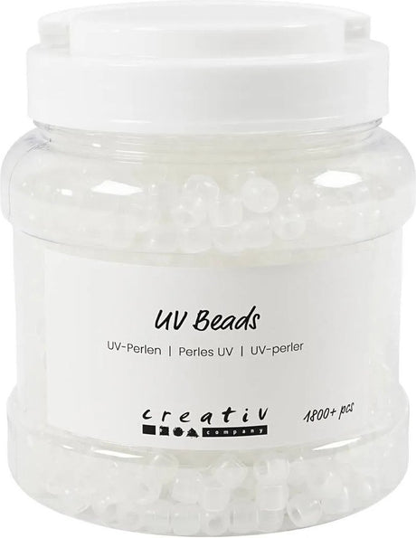 Société créative https : www.cchobby.nl uv-beads-l-6-mm-d-8-mm-hole size-4-mm-approx-1800-piece-various-colors-320-gr-700-ml-1-box