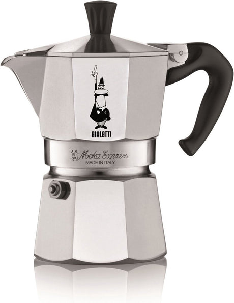 Bialetti moka express - percolateur - 3 tasses - aluminium