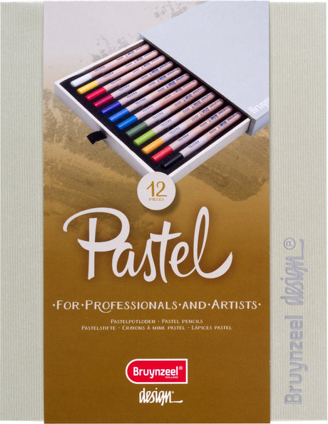 Boîte à crayons pastel design Bruynzeel | 12 couleurs