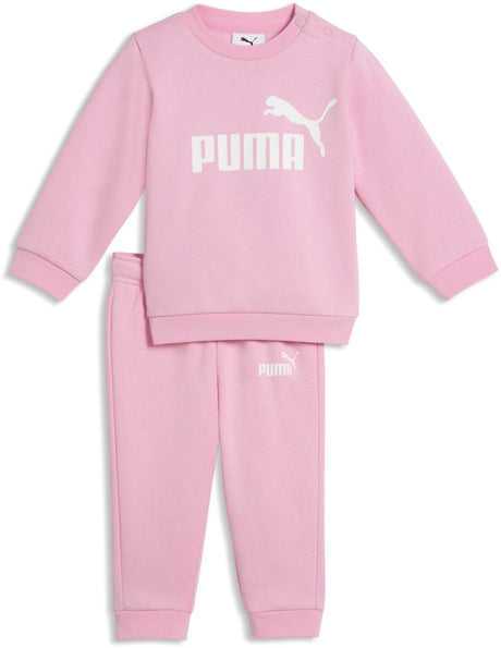 Puma minicats ess crew set fl inf survêtement unisexe - rose chatoyant