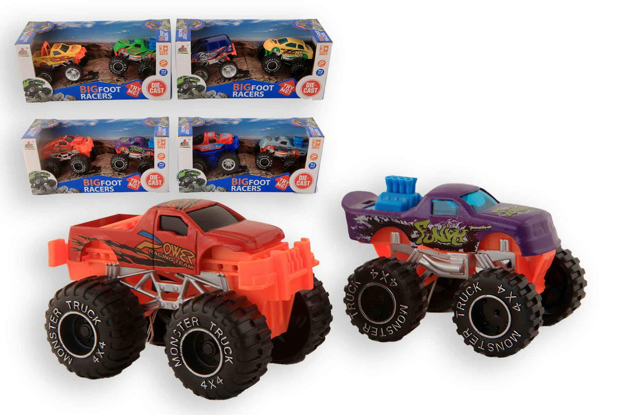 Racers bigfoot moulés sous pression 7cm