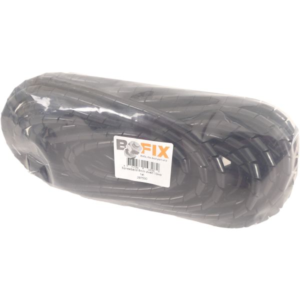 Bofix Cable FrameBesChermer Spirale - 8 mm 10 mètre - noir