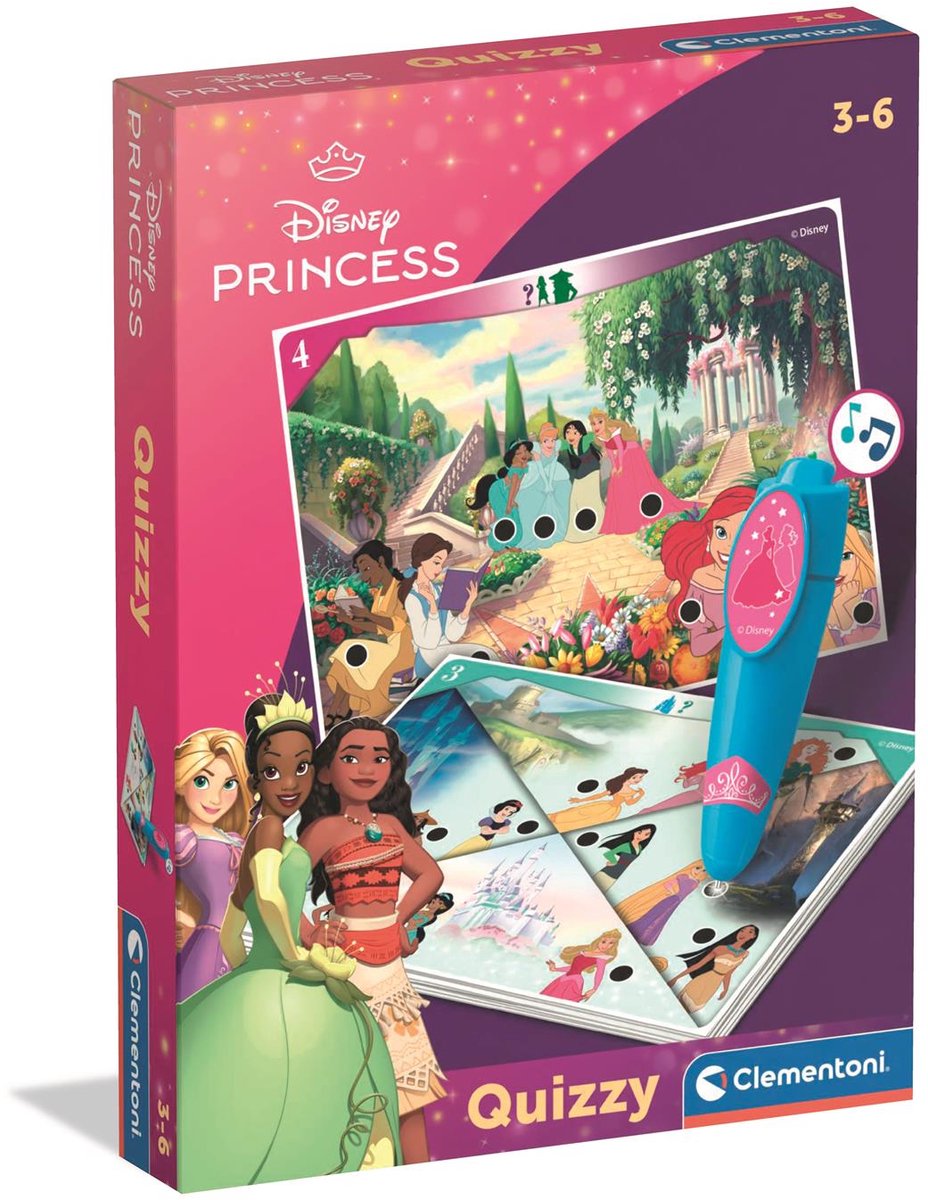 Jeu de quizz sur les princesses Disney Clementoni