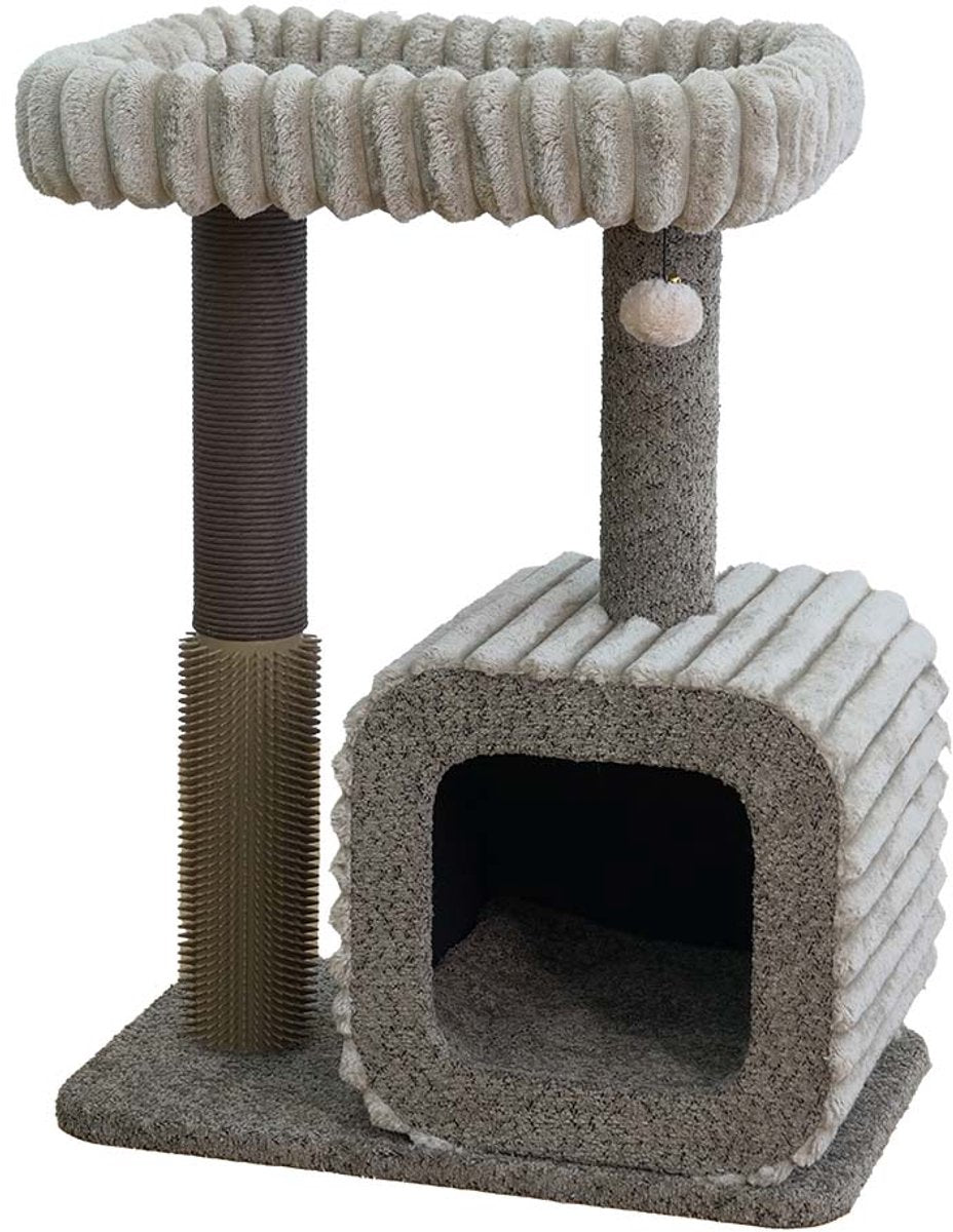 Ebi griffoir pisa pour chat 59x39x77cm beige
