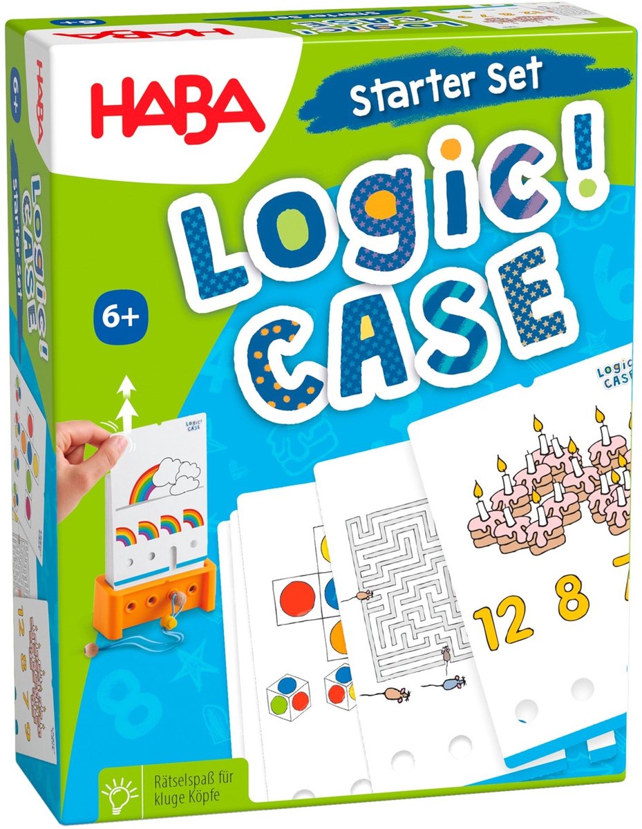 Haba Logic Starter Set 6+ - énigmes pour la pensée logique - jeu de voyage