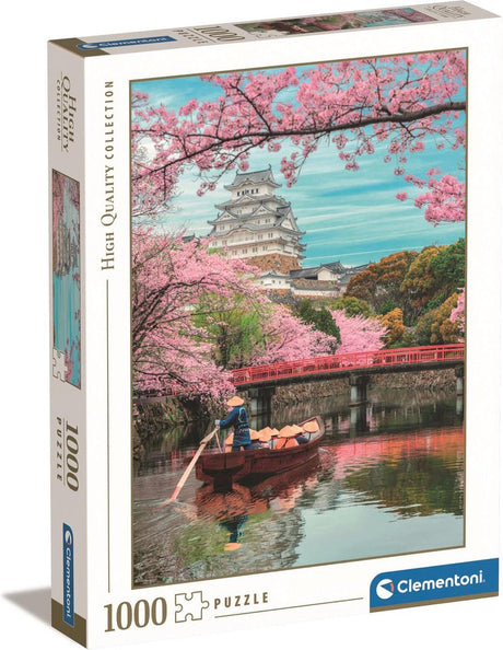 Clementoni puzzle Château Himeji au printemps, 1000 pcs.