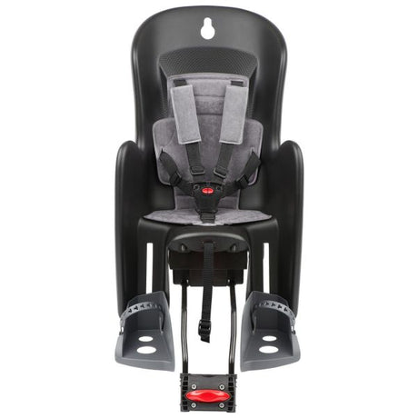 Siège enfant Polisport derrière le support du cadre Bilby Maxi RS - noir