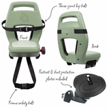 Widek b.v. qibbel siège arrière junior 6+ porte-bagages vert