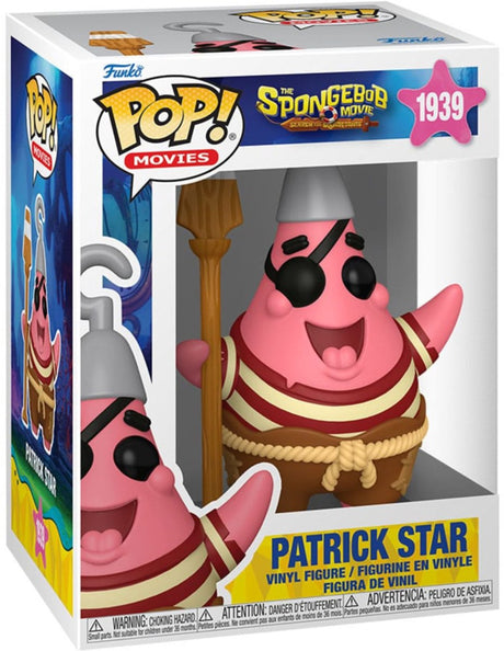 Funko Bob l'éponge Schwammkopf le film Bob l'éponge - Patrick Star (pop ! films) figurine en vinyle 1939 pop unisexe ! - neutre - standard