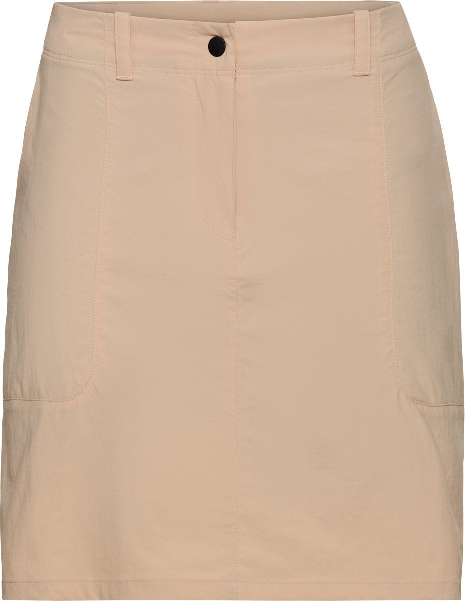 Jack wolfskin desert skort w jupe d'extérieur pour femmes-avoine