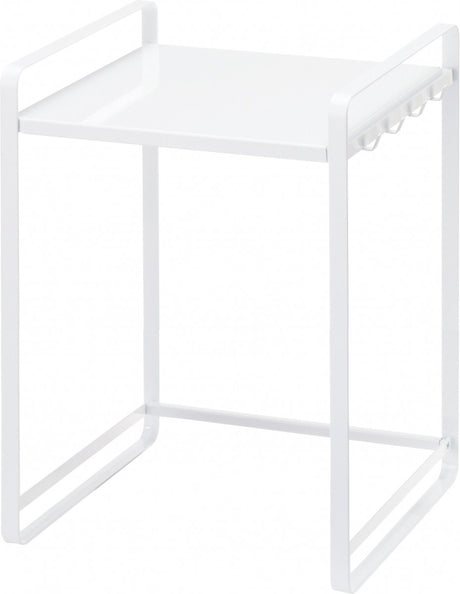 Organisateur de comptoir Yamazaki extensible - tour - blanc