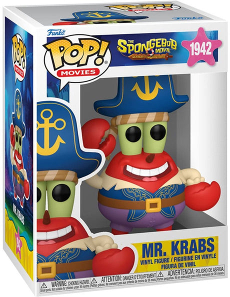 Funko Bob l'éponge Schwammkopf le film Bob l'éponge - M. krabs (pop! films) figurine en vinyle 1942 unisexe pop! - neutre - standard