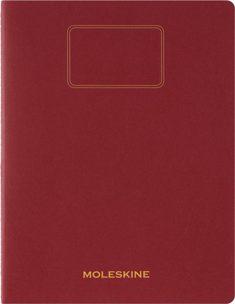 Cahier d'étudiant Moleskine xxl - kraft souple - vierge - rouge