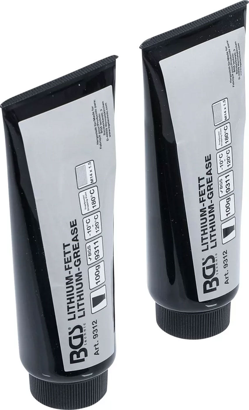Bgs technic graisse au lithium tube de 2 x 100 g