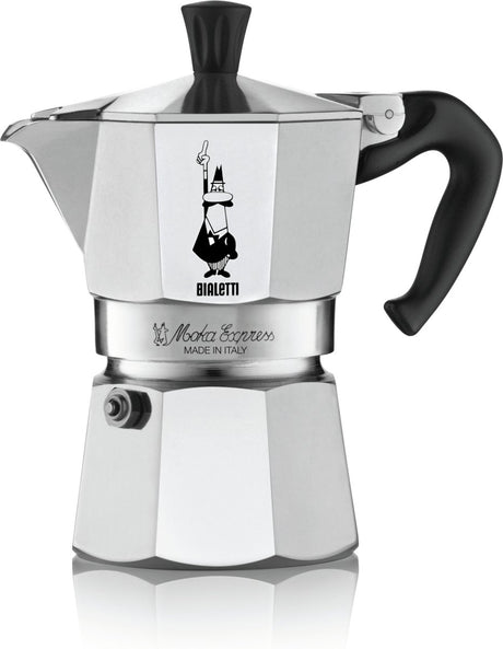 Bialetti moka express - percolateur - 4 tasses - aluminium