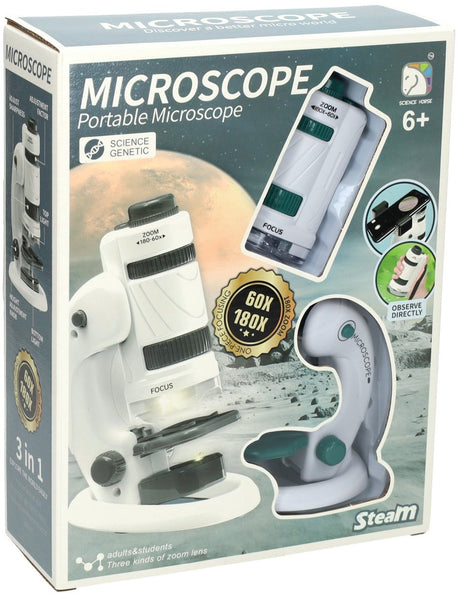 Ensemble de microscope vert