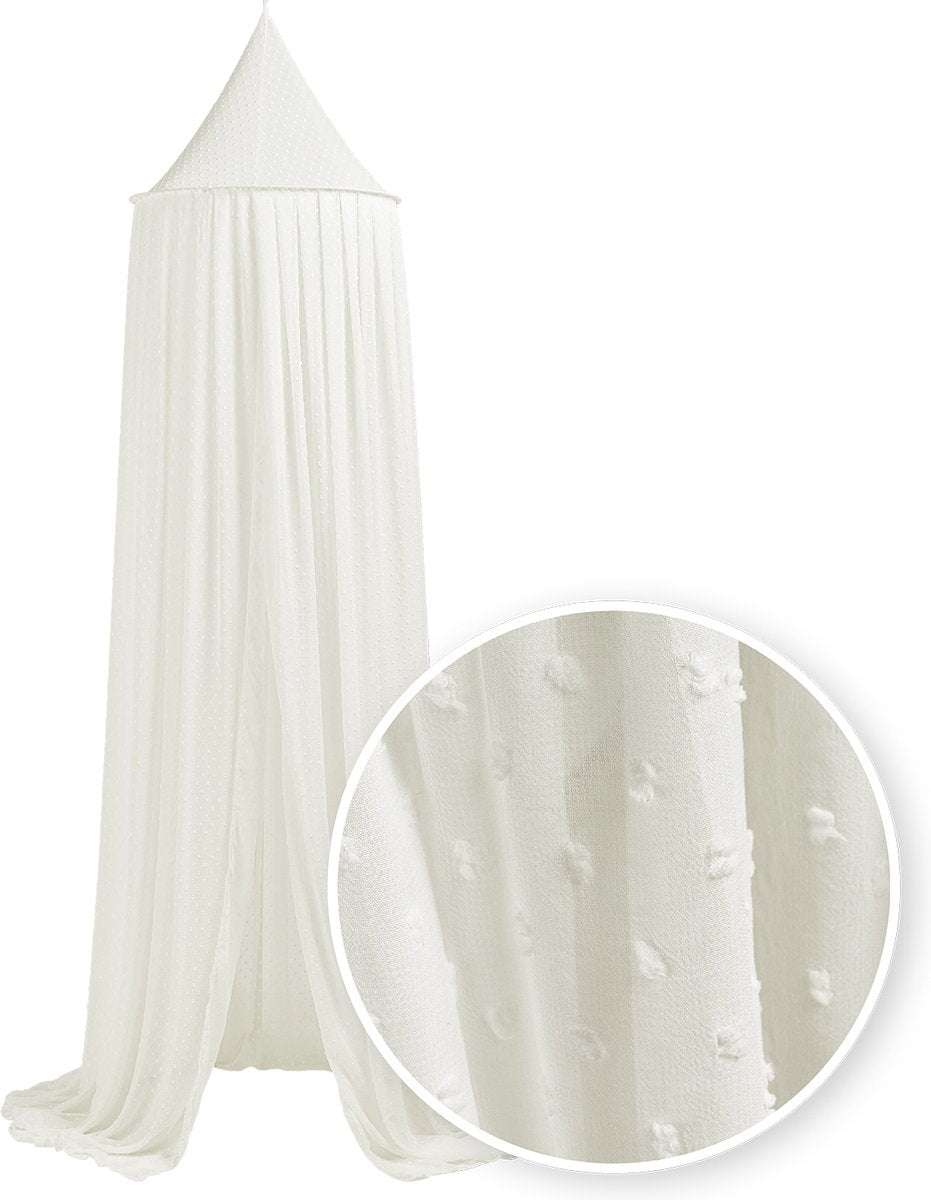Moustiquaire bébé plume Meyco - blanc cassé