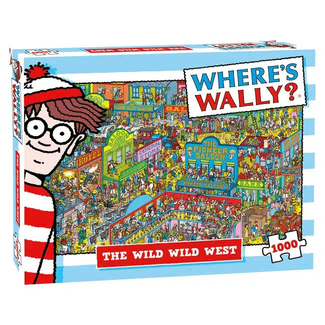 Beaucoup de cadeaux puzzle où est Wally le Far West sauvage 1000 pièces