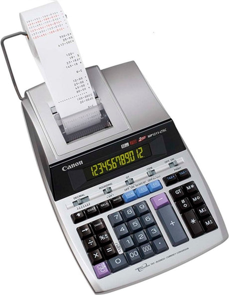 Calculatrice de bureau Canon mp1211-ltsc avec imprimante