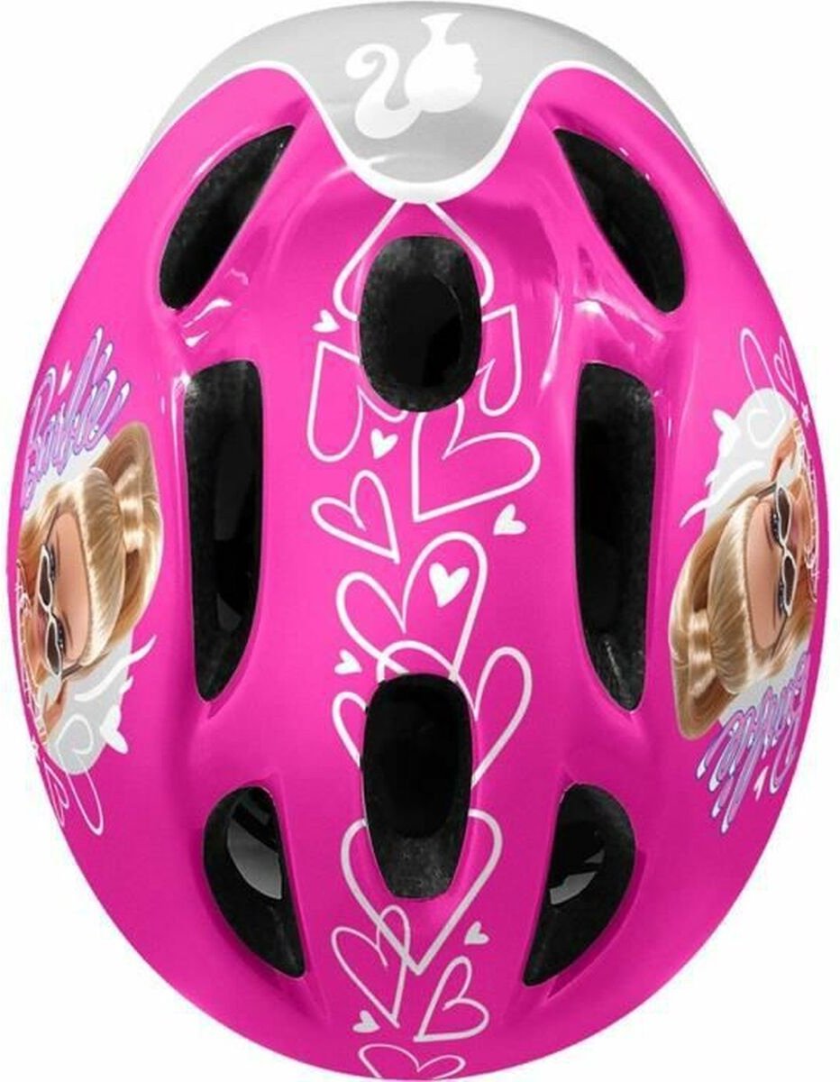 Mattel barbie skate protection 5 pièces 50-56 cm rose blanc taille s