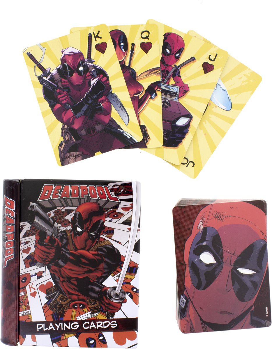 Paladone Marvel : jeu de cartes Deadpool