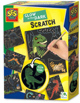 Ses creative ses glow in the dark scratch - dinosaures