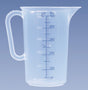 Hünersdorff pichet doseur 0,5 litre pp verre doseur plastique 0,5 litre