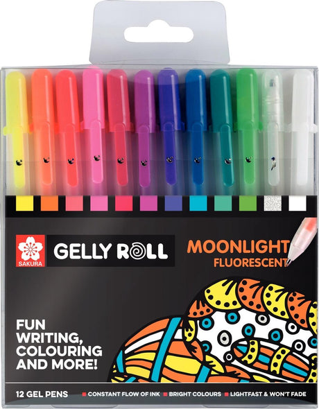 Sakura gelly roll clair de lune ensemble 12