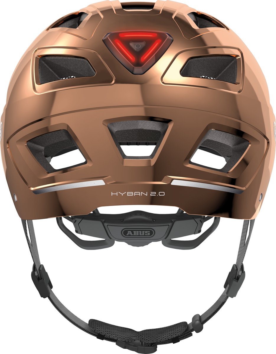 Abus Helm Hyban 2.0 Chrome Rose M 52-58 cm