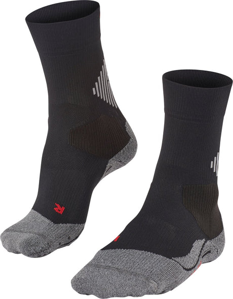 Falke 4grip stabilisant anti-ampoules, chaussettes de sport en fil fonctionnel anti-transpiration unisexe noir - taille 35-36