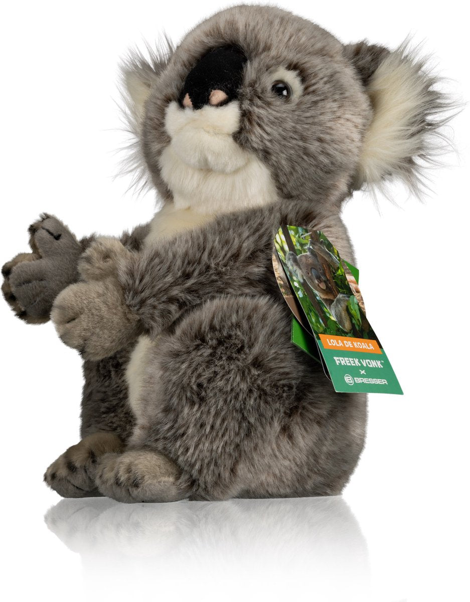 Freek spark x bresser - animal en peluche - lola le koala - rempli de matériaux recyclés