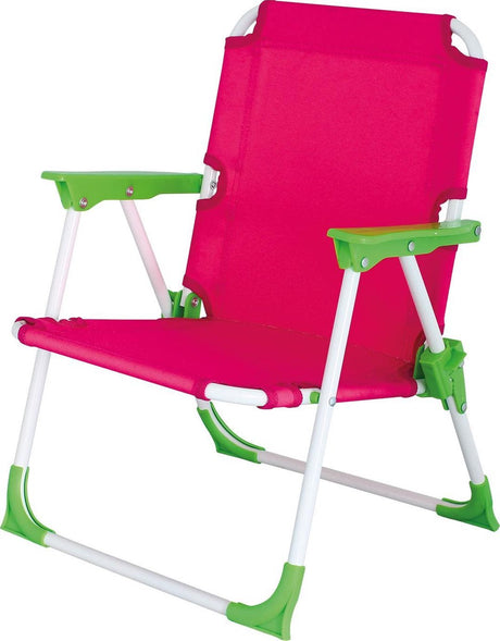 Chaise de camping Eurotrail Nicky Junior 46 cm Polyester Steel Pink