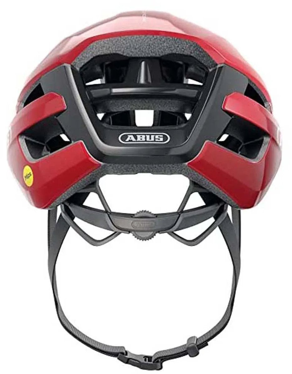 Abus fahrradhelm road powerdome mips 91965-blaze rouge-m