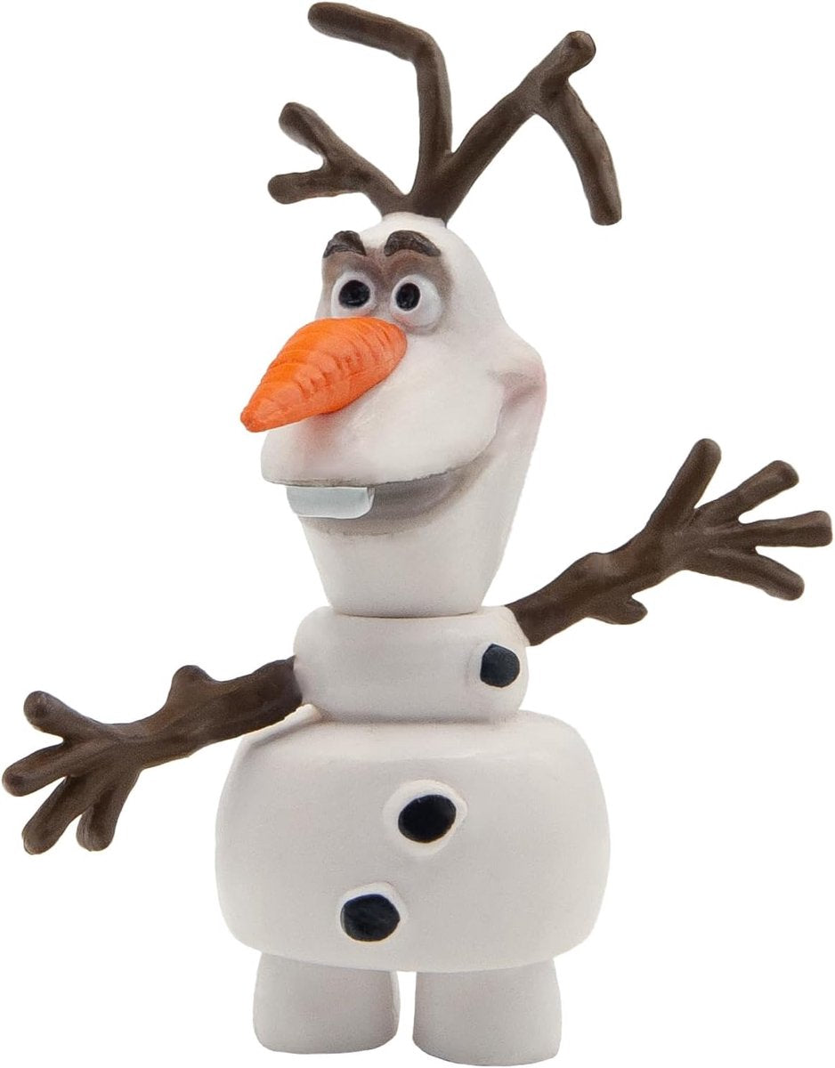 Bullyland 12963 – Figurine de jeu Disney La Reine des Neiges – Olaf le bonhomme de neige – design réaliste et détaillé – idéale comme figurine de gâteau joyeuse, objet de collection ou cadeau pour les enfants à partir de 3 ans