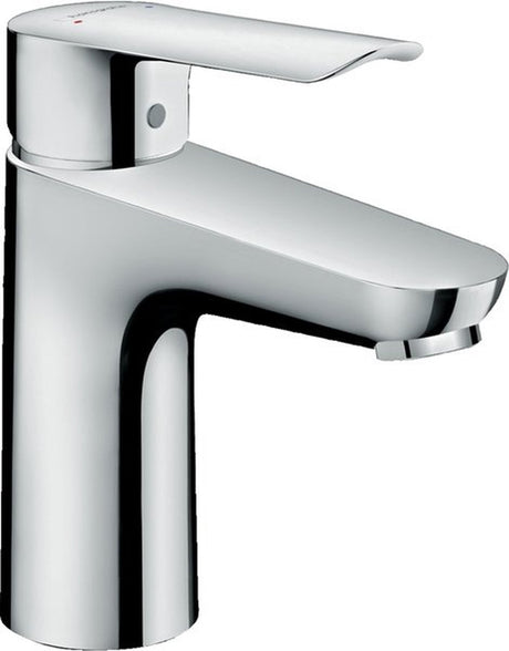 Hansgrohe logis e - mitigeur de lavabo - commande monocommande - avec garniture de vidage - 100 mm - chrome