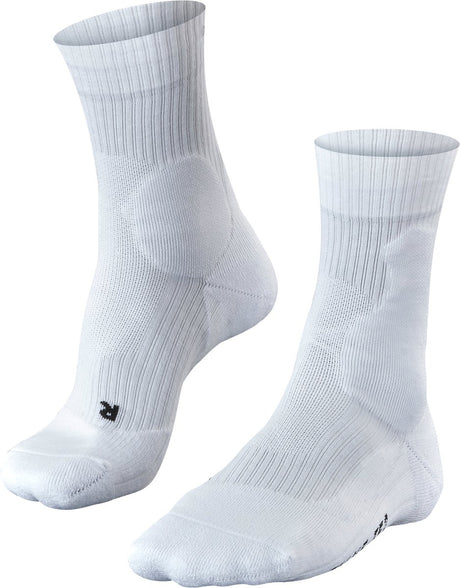 Falke te2 chaussettes de tennis en coton anti-ampoules en matière fonctionnelle homme blanc - taille 46-48