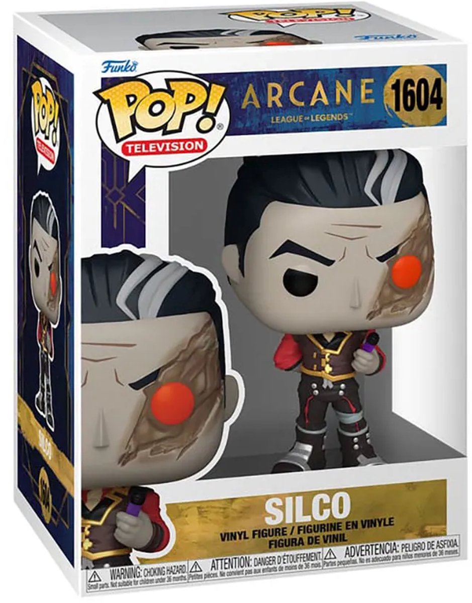 Funko-pop ! télévision : arcane - silco #1604