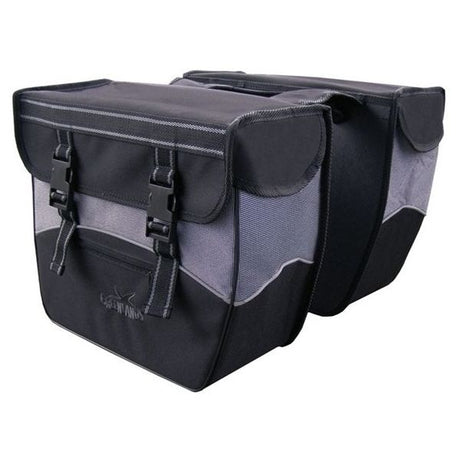 Sacoche de vélo double Greenlands 34 litres 35 x 31 x 16 cm (2x) - noir et blanc
