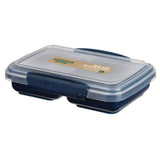 Sistema boîte snack à emporter 2 compartiments 350 ml bleu clair bleu assorti