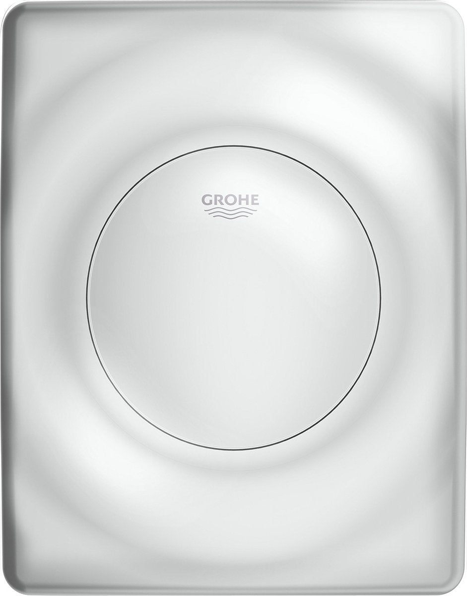 Plaque de commande pour urinoir Grohe surf avec partie de fonction mécanique chrome mat