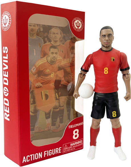 figurine Megableu diables rouges - youri tielemans - poupée de football avec membres mobiles - marchandise officielle