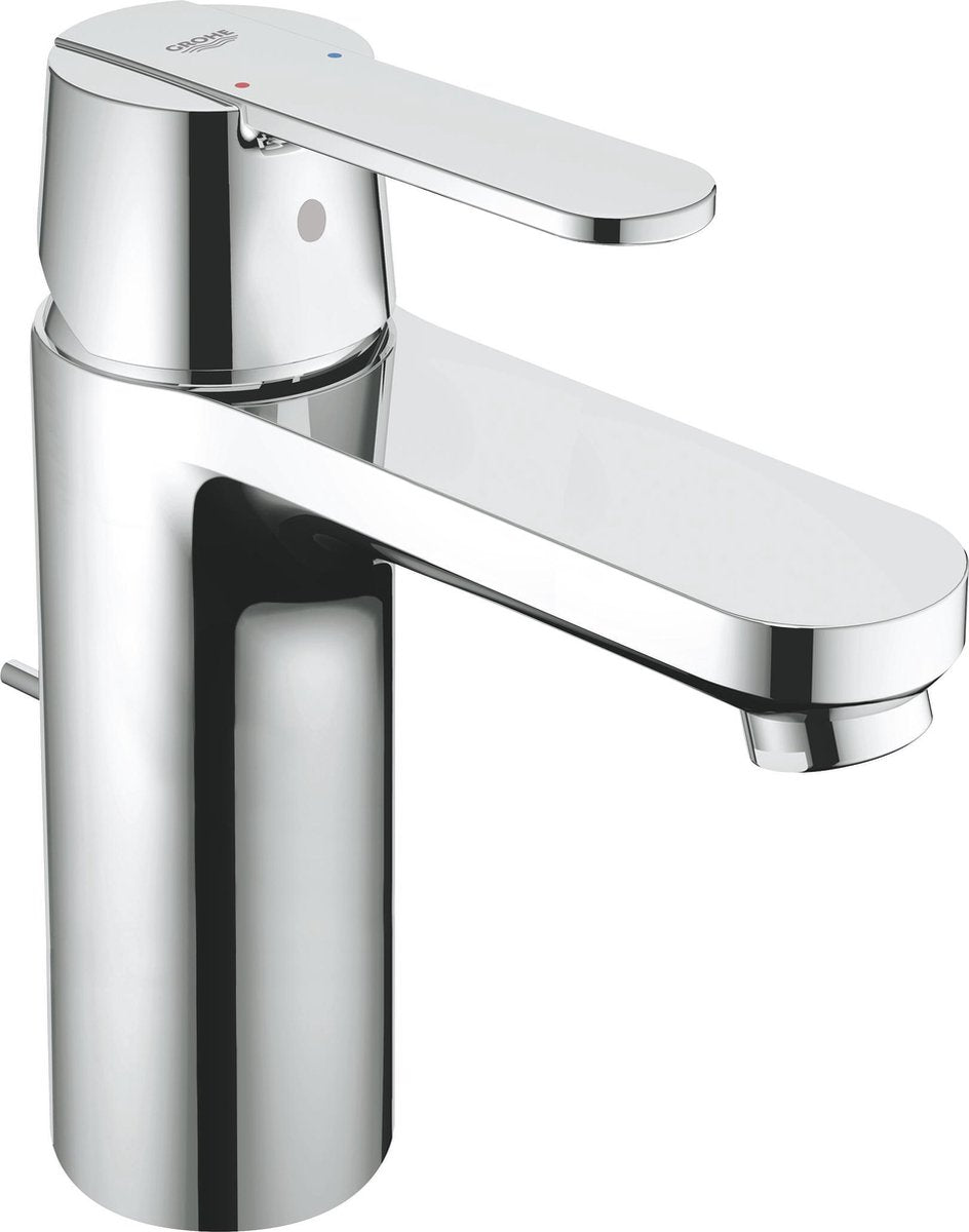 Robinet pour lavabo Grohe get - bec moyen - avec vidage extractible
