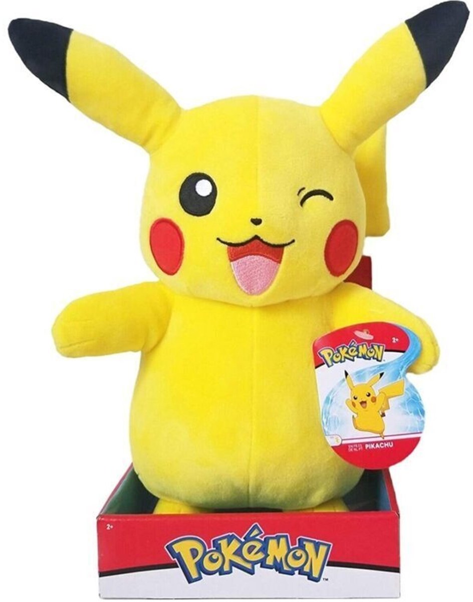 Jazwares peluche pokémon peluche pikachu 4, 30cm