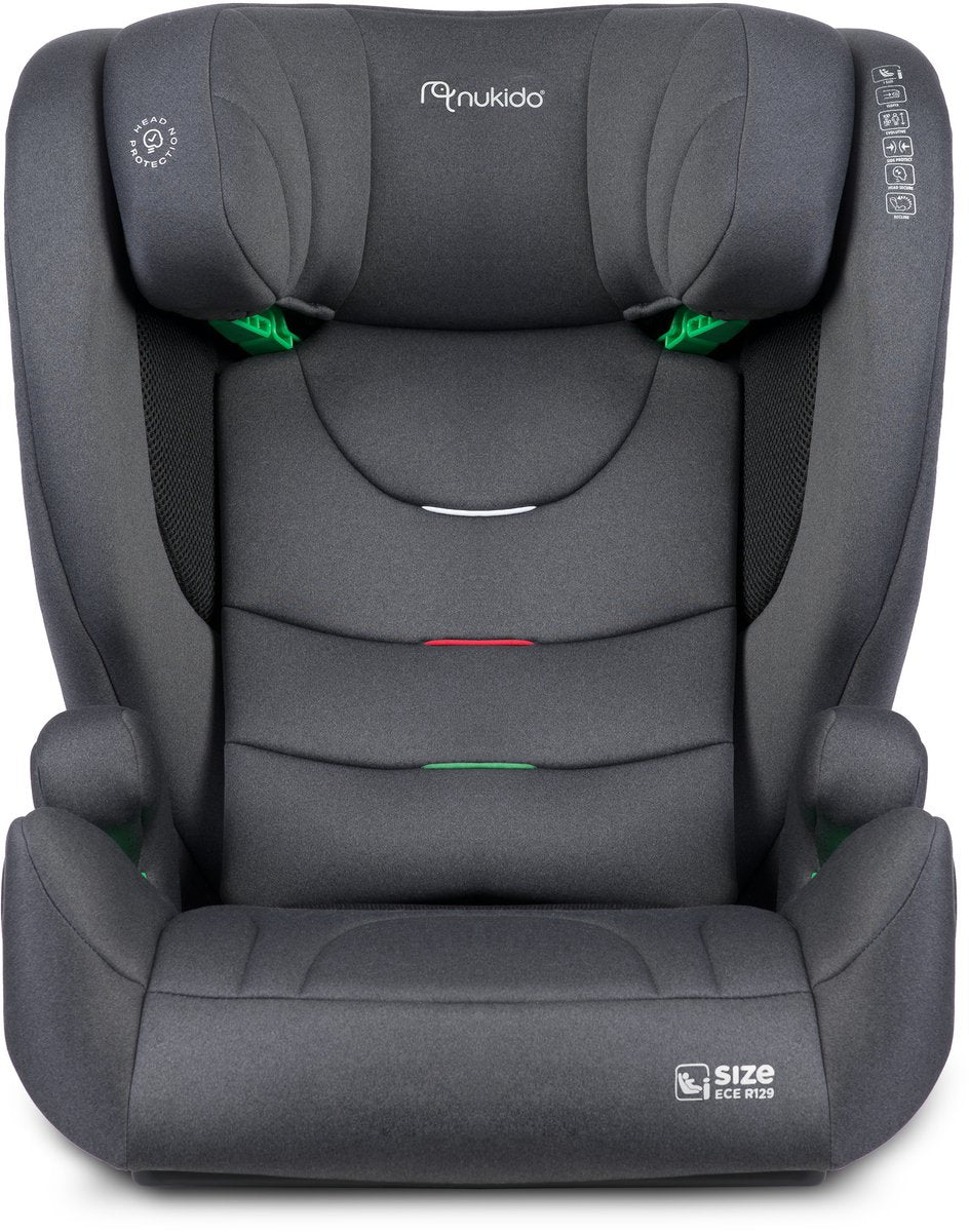 Nukido Louis siège auto souple gris 15-36 kg isofix