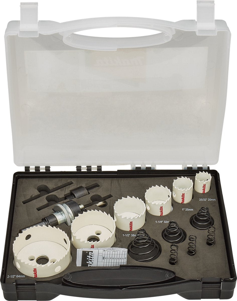 Makita – ensemble de scies-cloches à métal, 15 pièces, b-38679